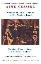 Notebook of a return to my native land = Cahier d'un retour au pays natal