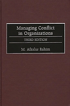 Managing conflict in organizations