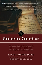 The Nuremberg interviews