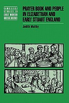 Prayer book and people in Elizabethan and early Stuart England