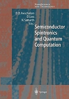 Semiconductor spintronics and quantum computation