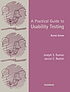 A practical guide to usability testing de Joseph S Dumas