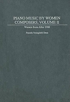 Piano music by women composers. Vol. 2, Women born after 1900