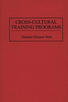 Cross-cultural training programs