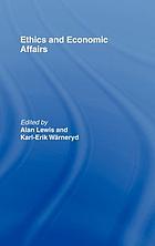 Ethics and economic affairs
