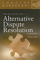 Principles of alternative dispute resolution