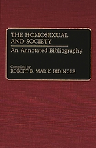 The homosexual and society : an annotated bibliography