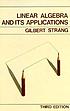 Linear algebra and its applications