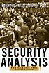 Security analysis : principles and technique von Benjamin Graham