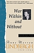 War within and without : diaries and letters of... de Anne Morrow Lindbergh
