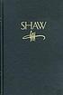 New readings : Shaw at the sesquicentennial