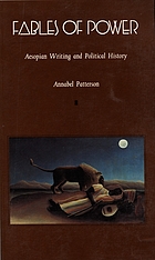 Fables of power : Aesopian writing and political history
