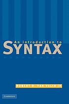 An introduction to syntax