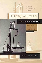 Inequalities in marriage : Australia and beyond