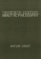 Twentieth-century analytic philosophy