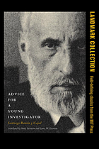 Advice for a young investigator