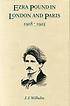 Ezra Pound in London and Paris (1908-1925) von James J Wilhelm