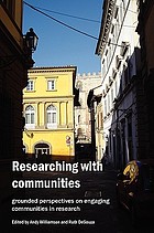 Researching with communities : grounded perspectives on engaging communities in research
