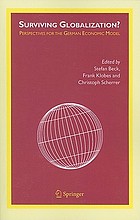Surviving globalization? : perspectives for the German economic model