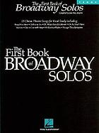 The first book of Broadway solos