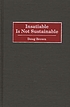Insatiable is not sustainable 著者： Douglas M Brown