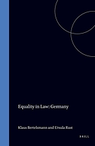 Equality in law between men and women in the European Community. Germany