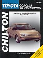 Chilton's Toyota Corolla 1988-97 repair manual
