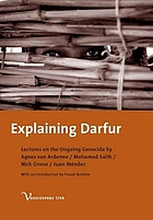 Explaining Darfur : four lectures on the ongoing genocide