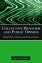 Collective behavior and public opinion : rapid shifts in opinion and communication