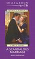 A scandalous marriage door Mary Brendan