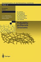 Probability theory. 1, Probability on discrete structures