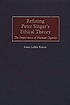 Refuting Peter Singer's ethical theory : the importance... door Susan F Krantz