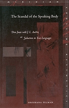 The scandal of the speaking body : Don Juan with J.L. Austin, or seduction in two languages
