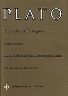 The collected dialogues of Plato, including the letters.