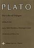 The collected dialogues of Plato, including the letters.