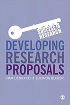 Developing research proposals