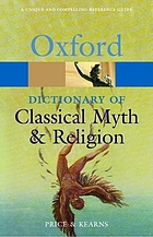 The Oxford Dictionary of Classical Myth and Religion cover image