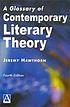 A glossary of contemporary literary theory