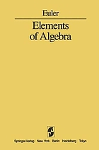 Elements of algebra