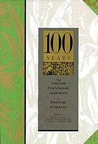 The American Psychological Association : a historical perspective