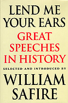 Lend me your ears : great speeches in history