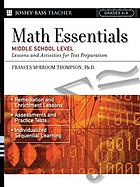 Math essentials, middle school level : lessons and activities for test preparation
