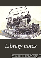 Library notes.