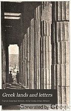 Greek lands and letters,