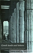 Greek lands and letters,