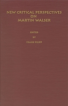 New critical perspectives on Martin Walser