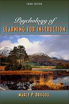 Psychology of learning for instruction