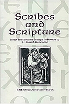Scribes and scripture : New Testament essays in honor of J. Harold Greenlee