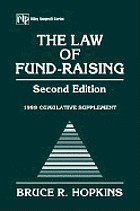 The Law of fund-raising : 1999 cumulative supplement