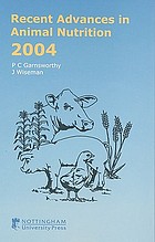 Recent advances in animal nutrition : 2004
